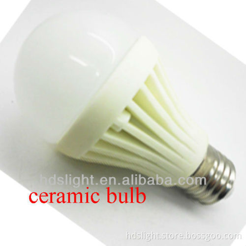 led residential lighting ceramic e27 led bulb light 7w